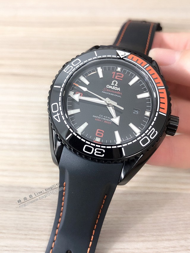 歐米茄高端手錶 OMEGA複刻海馬海洋宇宙600米三針男士腕表  gjs1959